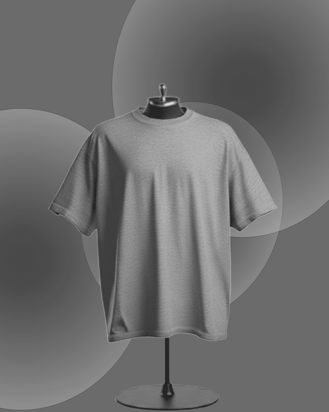 Gray Plain T-Shirt – Everyday Premium Fit