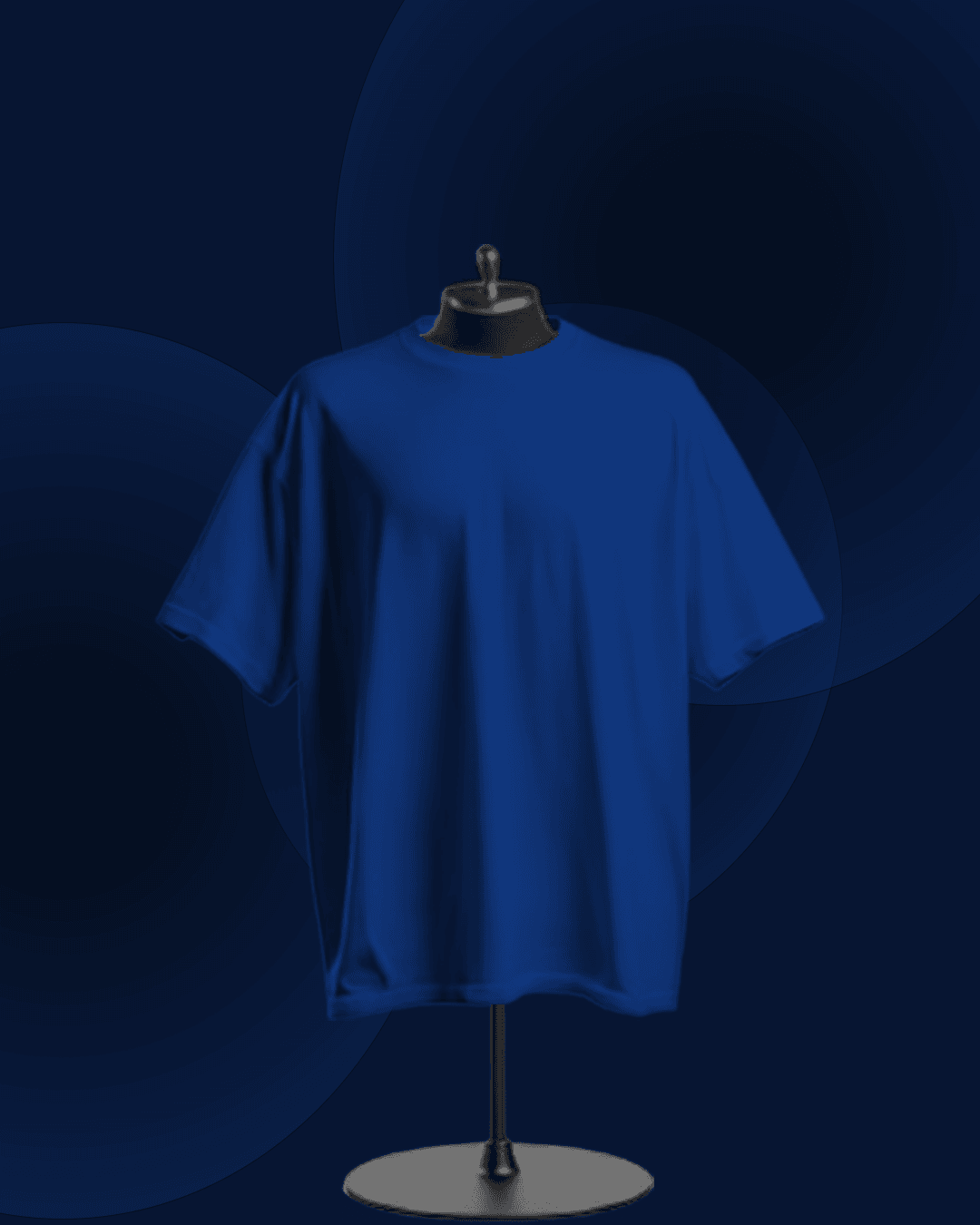 Blue Plain T-Shirt – Cool Comfort Edition | Flexters