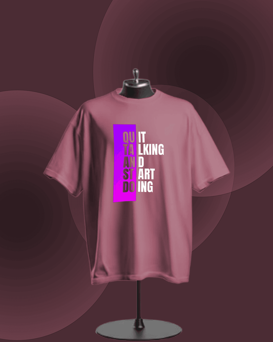Quit Talking and Start Doing 2.0 – Bold Mindset Tee