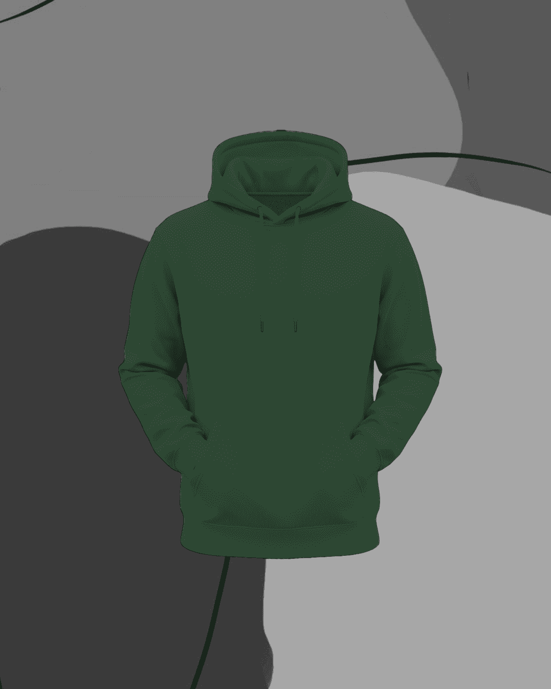 Premium Plan Hoodie Bottle Green – Ultra-Soft Fleece | Winter Wear | Unisex Streetwear Hoodie